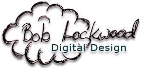 Logo for Bob Lockwood, digital designer, based in Marsden, Yorkshire, England  